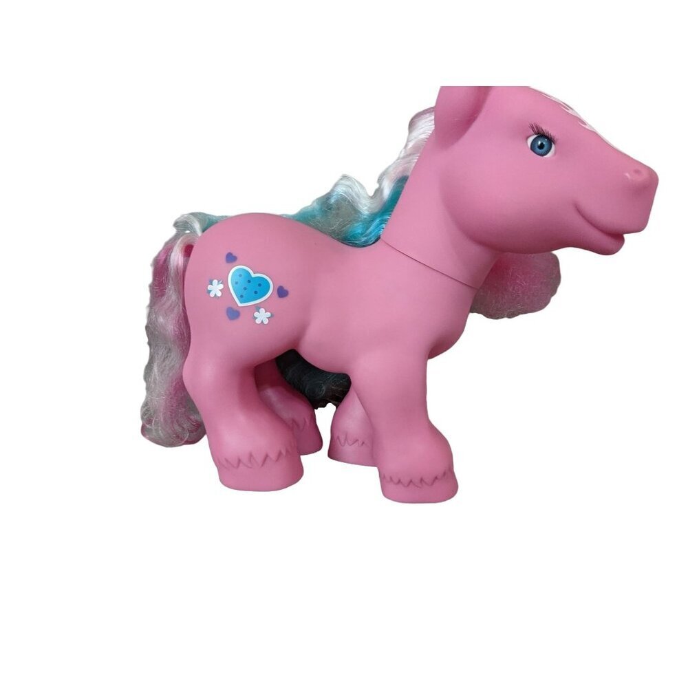 LARGE VINTAGE MY LITTLE PONY FAKIE CABBAGE PATCH PINK‎ HEART PONY TOY